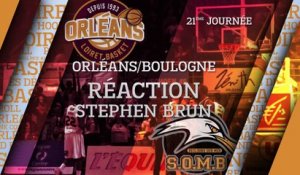 Réaction de Stephen Brun - J21 - Orléans reçoit Boulogne-sur-Mer