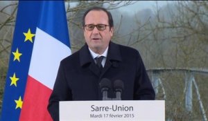 Hollande à Sarre-Union: "La justice dira ce qui relève de l'inconscience, de l'ignorance ou de l'intolérance"