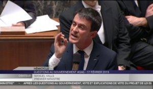 Manuel Valls : "si ce texte ne passe pas, j'assumerai toutes mes responsabilités"