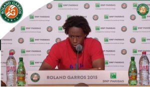 Conférence de presse Gaël Monfils Roland-Garros 2015 / 2ème Tour