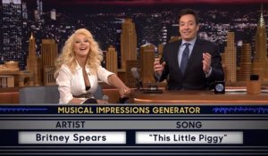 Christina Aguilera imite Britney Spears à la perfection
