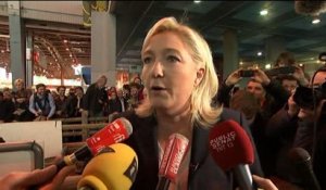 Le Pen: "Notre agriculture ne peut être une monnaie d'échange dans le grand souk mondialisé"