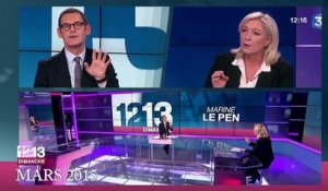 Marine Le Pen met au défi un journaliste de trouver un jour où elle a parlé de "communautés"