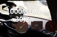 1000 m départ arrêté en Peugeot 308 GT BlueHDi 180 EAT6