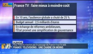 France Télévisions: une chaîne en moins