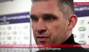 Concarneau-Guingamp. Gourvennec : "Il a fallu un très bon Guingamp en deuxième mi-temps"