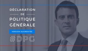 Déclaration de politique générale (version augmentée) de Manuel Valls, Premier ministre