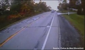 Aux États-Unis, un accident de bus filmé de l'intérieur