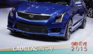 Cadillac ATS-V en direct du salon de Genève 2015