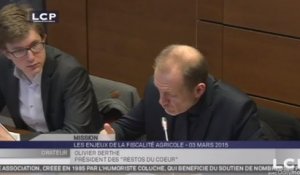 TRAVAUX ASSEMBLEE 14E LEGISLATURE : Auditions par la mission d'information sur la fiscalité agricole d'Olivier Berthe et de Philippe Mangin