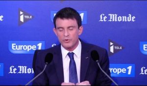 Valls : avec Hollande, "nous sommes main dans la main"