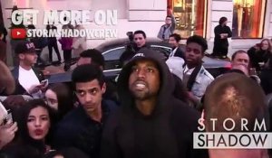 Un artiste hip-hop rappe pour Kanye West à Paris