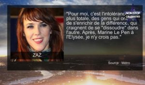 Zaz tacle Marine Le Pen et le FN