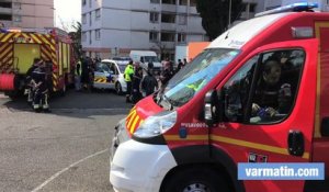 Incendie au 8e étage de Pontcarral à Toulon, 5 personnes hospitalisées