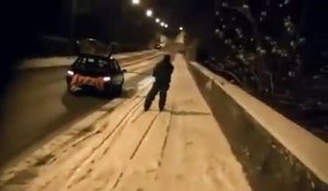 Un parisien se fait flasher en faisant du ski