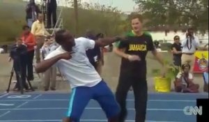 Le prince Harry se bat contre Usain Bolt