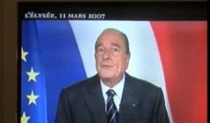 Allocution de J. Chirac : réactions