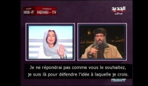 Une journaliste libanaise interrompt l'interview d'un islamiste qui lui demandait de se taire