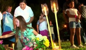 Crash en Argentine: l'hommage des habitants de Villa Castelli aux victimes