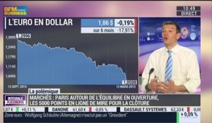 Nicolas Doze: "L'euro baisse parce que la BCE le veut" - 13/03