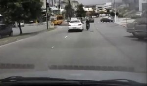 Road Rage en moto Fail