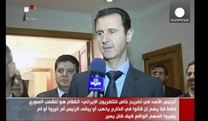 Syrie : "nous attendons des actes", réponse d'al-Assad à John Kerry