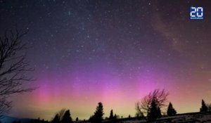 D'impressionnantes aurores boréales observées en France