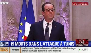 Tunisie. Attentat de Tunis : la réaction  de François Hollande