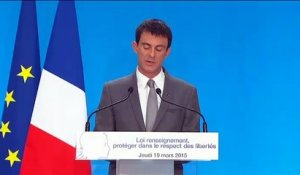 Lutte contre le terrorisme : Valls présente son projet de loi sur le renseignement