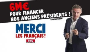 Merci les Français – 6M€ pour financer nos anciens présidents !