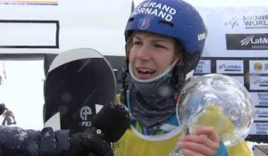 Snowboard - CM (F) - La Molina : Le globe pour Nelly Moenne Loccoz
