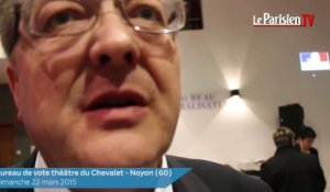 Départementale. Noyon (60) : Michel Guiniot (FN) "satisfait  des résultats"