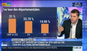 Elections départementales: l'UMP est en tête: Gaël Sliman – 23/03