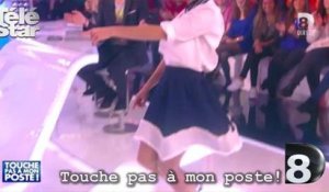 Touche pas à mon poste ! - Camille Cerf, miss France 2015, et Enora Malagré dansent ensemble sur Beyoncé - Mercredi 18 février 2015