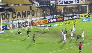 Football - Le but victorieux de Palmeiras