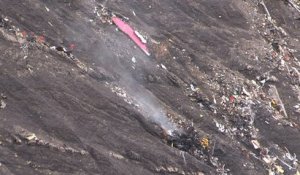 Crash de l'A320 : l'éparpillement des débris montre la violence du choc