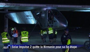 L'avion Solar Impulse 2 quitte la Birmanie pour la Chine