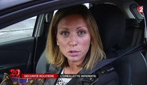 Les oreillettes interdites au volant