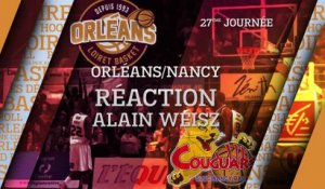 Réaction d'Alain Weisz - J27 - Orléans reçoit Nancy
