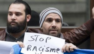 Manifestation devant le siège de la N-VA