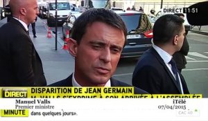 Manuel Valls «bouleversé» par la mort de Jean Germain