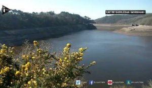 Bretagne : un lac artificiel entièrement vidé