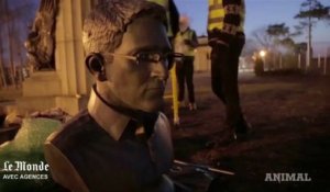 Le buste d'Edward Snowden érigé à New York