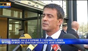 Manuel Valls évoque Jean Germain: "nous étions très liés"