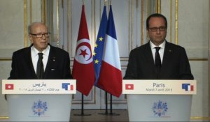 Point de presse avec M. Béji CaÏd Essebsi, président de la République tunisienne