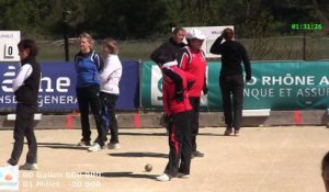 Mène 2, Finale du Super 16 Féminin, Sport Boules, Bourg-Saint-Andéol 2015