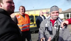 Feignies: les salariés de Stibus soutiennent ceux de Sambre et Meuse