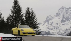 Chez Porsche Design en 911 Carrera GTS Cabriolet - Vidéo AutoMoto 2015