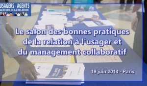 Clip du Salon Interministériel des pratiques innovantes de la relation de service et du management collaboratif