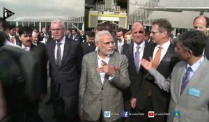 Après l'achat des Rafales, Narendra Modi en visite chez Airbus